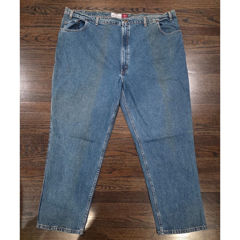 Vintage Levis 545 Loose Fit Jeans Mens 54x30 Deadstock Made in USA NWT Blue